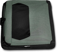 Amazon Basics Portable Folding Soft Pet Dog Crate Carrier Kennel - GREY / 36.0"L x 23.4"W x 24.0"H - image 4