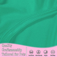 2 Pack Solid Color Dog Shirts, Lightweight, Quick Dry - Pink,Teal / S (14'' Chest) - image 4
