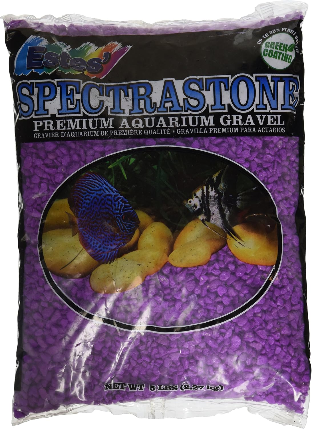 Spectrastone Permaglo lavender aquarium gravel for freshwater tanks