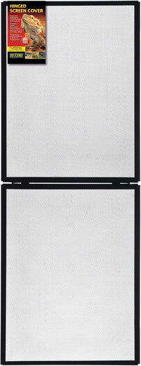 Exo Terra Hinged Terrarium Screen Cover, 60 Breeder/75 Gallon – Essentials for Reptiles And Amphibians - Large