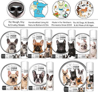 The Blissful Dog Pied French Bulldog Unscented Nose Butter - Dog Nose Butter, 16 Ounce