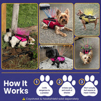 Coyotevest Coyotewhiskers Protective Nylon Dog Harness Bristles - Green - image 4