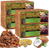 10LB Coconut Husk Chip for Reptiles - 8 pack