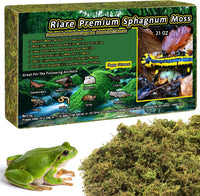 8 OZ Natural Sphagnum Moss for Reptiles - 30QT(1.3lb)