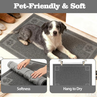 Darkyazi Pet Feeding Mat Large for Dogs and Cats - Grey - image 4