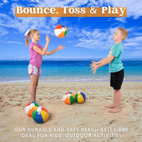 JOYIN 12-Pack 12“ Beach Balls - 16-inch - image 2
