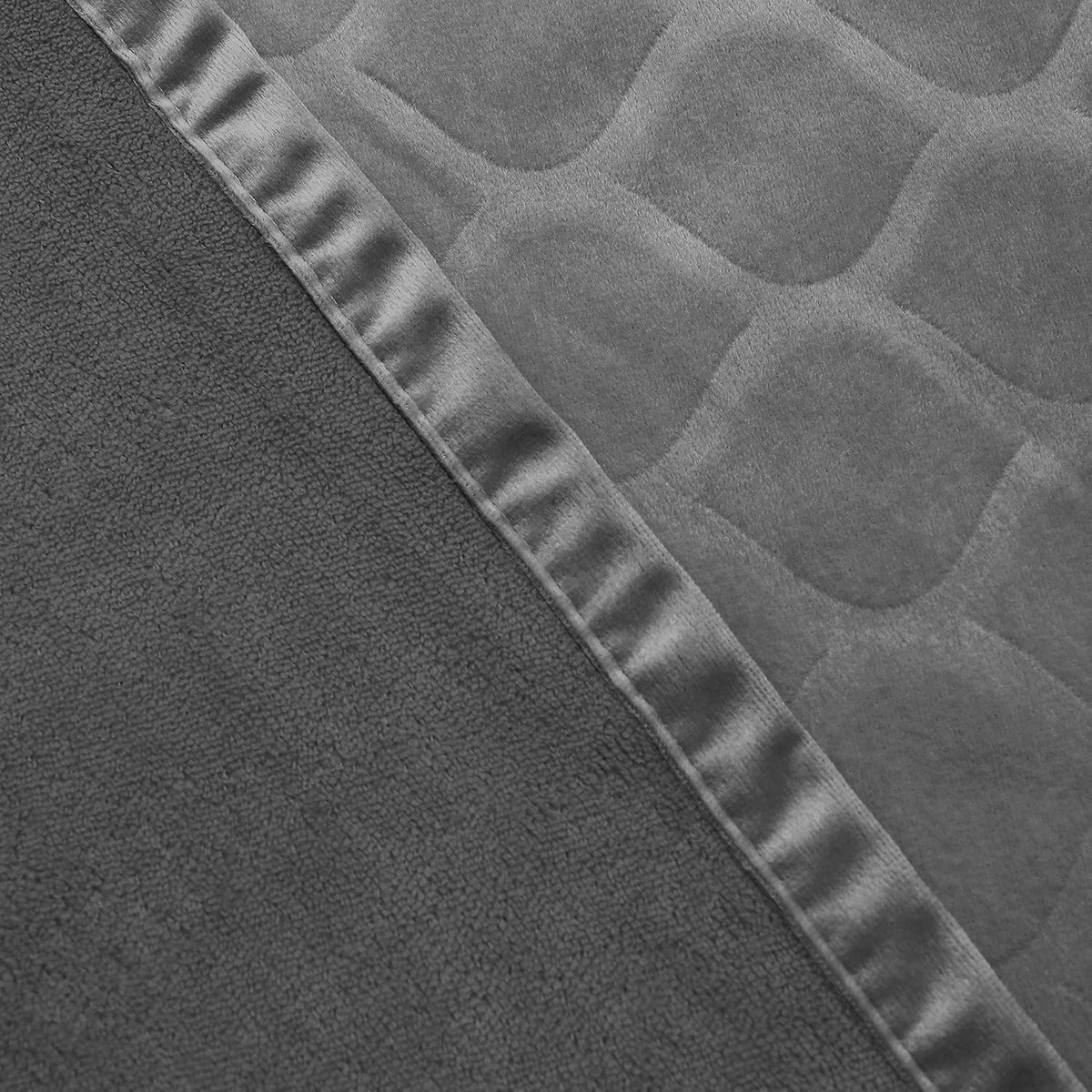 Waterproof Dog Blanket, Soft Reversible Throw for Couch & Bed Protection – Essentials for Dogs - Light Grey+grey / 40x60 Inch (Pack of 1) - image 2