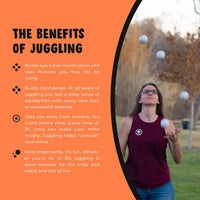 Zeekio Lunar set of 3 UV reactive six-panel juggling balls - view 13