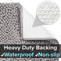 CatGuru Cat Litter Mat, Waterproof Litter Box Mat - Gray/ Heavy-Duty / Medium - image 3