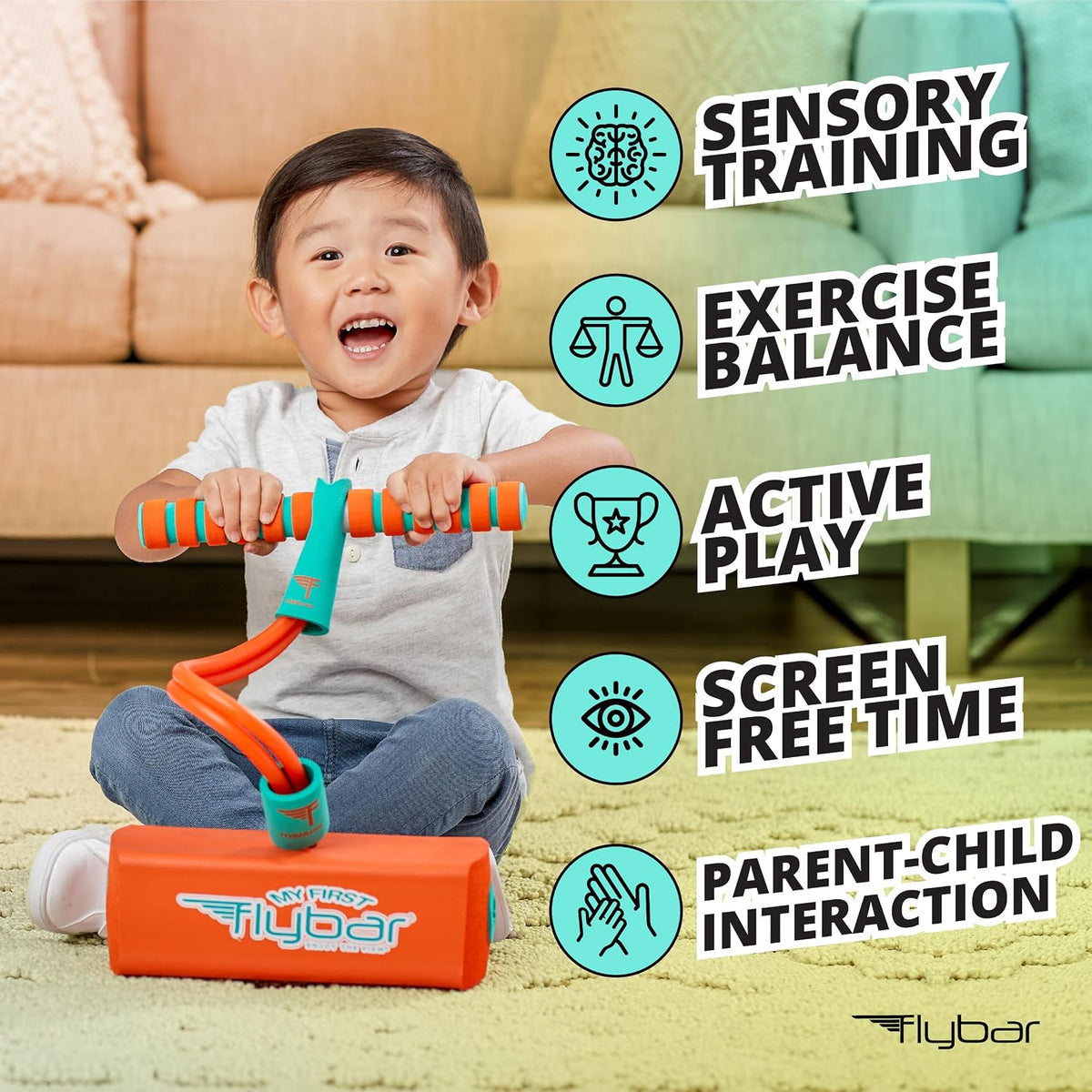 Flybar My First Foam Pogo Jumper for Kids Fun and Safe Pogo Stick - Orange - image 3