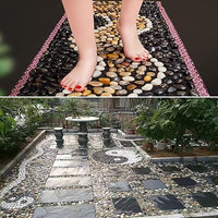 XXYXXY River Stones, Plants, Gardens, Landscapes, Succulents, Highly Polished Decorative Pebbles in Shapes and Sizes from 1-3 inches. (5.7LB, 1)