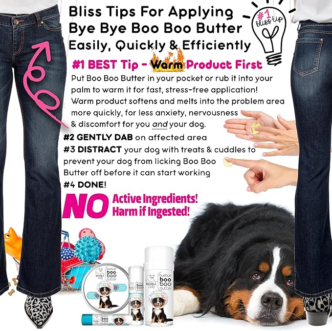The Blissful Dog 4 oz TIN Bernese Mountain Dog Booboo Butter