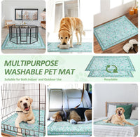 Washable Pee Pad for Dogs, 36"x48" - Green / 18*24 Inch(Pack of 2) - image 3