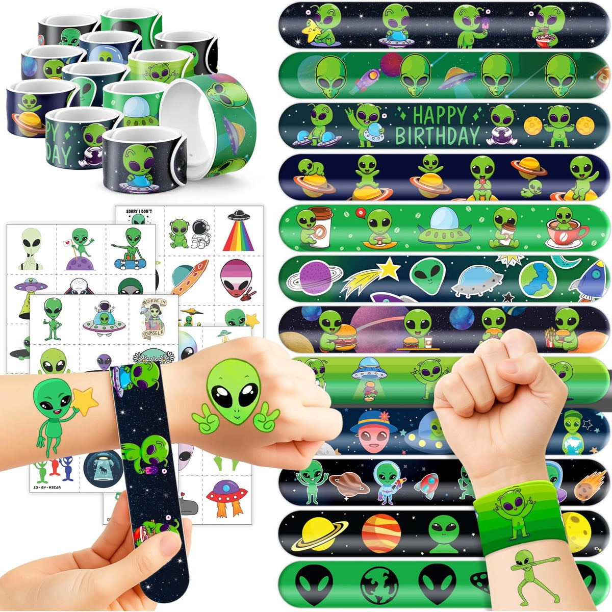 72PCS Space Alien Party Favors - Alien
