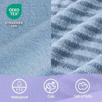 LE SURE Cute Dog Beds Large Sized Dog, Orthopedic Waterproof Large Pet Bed with Sides, Non-Slip Bottom and Egg-Crate Foam Pet Couch Sofa with Washable Removable Cover, Blue