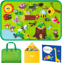 WATINC Travel Felt Board Story Set - Insect