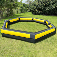 WARSUN 15 ft inflatable gaga ball pit with notched entry and built-in blower - view 2