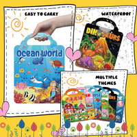 Kalysky 3 pack Halloween reusable sticker books for toddlers with handles - view 22