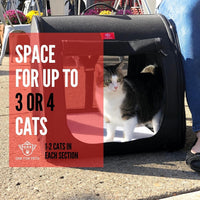 One for Pets Portable 2-in-1 Double Pet Kennel/Shelter, Fabric - image 4