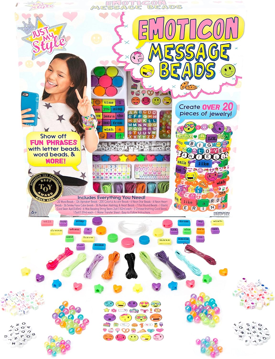 Just My Style ABC Beads by Horizon Group Usa - Message Beads - image 2