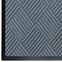 WaterHog Diamond-Pattern Commercial Grade Entrance Mat, Indoor/Outdoor Floor Mat 3' Length x 2' Width, Bluestone by M+A Matting