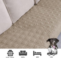 Ameritex Waterproof Blanket Reversible Dog Bed Cover Pet Blanket for Furniture Bed Couch Sofa