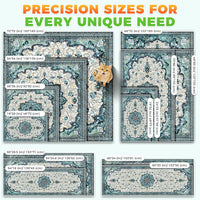 Hompet Cat Litter Mat 2 Pack - 28.5x60 Inch (Pack of 2) / Turquoise - image 4