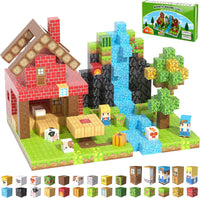 200PCS Magnetic Building Blocks Set - Forest 100PCS 0.98 in Size