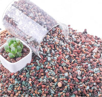 5lb Mix Horticultural Lava Rock Pebbles Pumice Potting Soil Amendment Succulent Cactus Bonsai Gritty Rock Decorative Gravel Plant Drainage Volcanic Rock for Aquarium Fairy Gardening Top Dressing