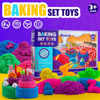 Asoxt Sensory Bin for Boy Girl Kid Toy, 17 Molds - image 2