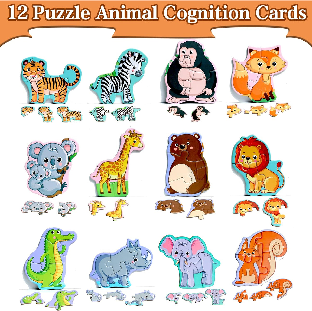 Magnetic Puzzles for Kids Ages 3-5 - Animal - image 2