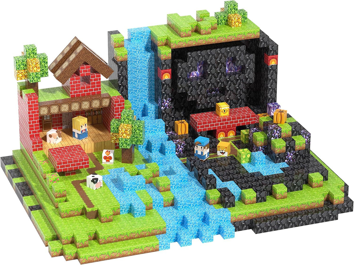 200PCS Magnetic Building Blocks Set - Forest 300PCS 0.78 in Size