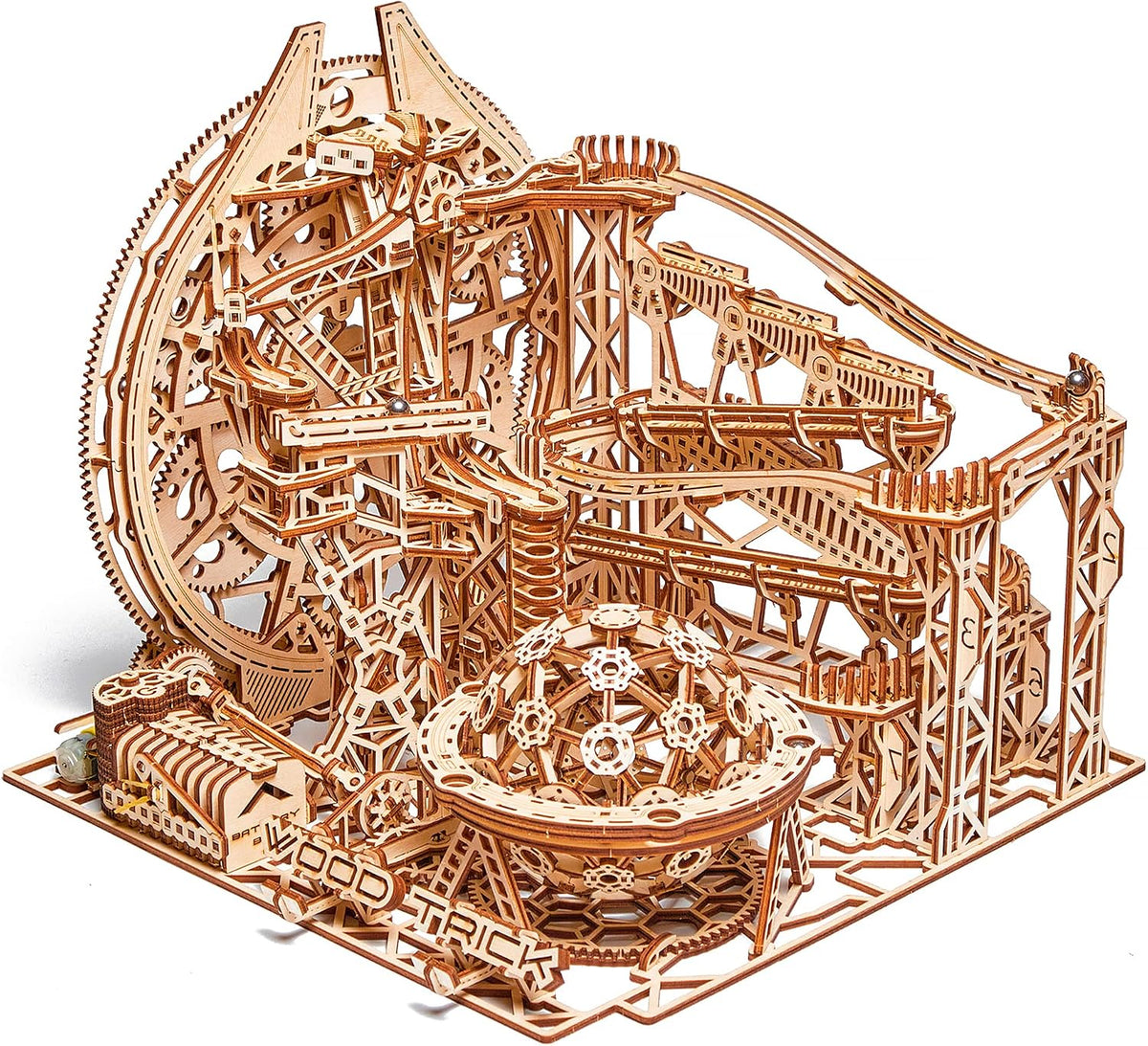 Wood Trick Galaxy Wooden Marble Run 3D Wooden Puzzles for Adults