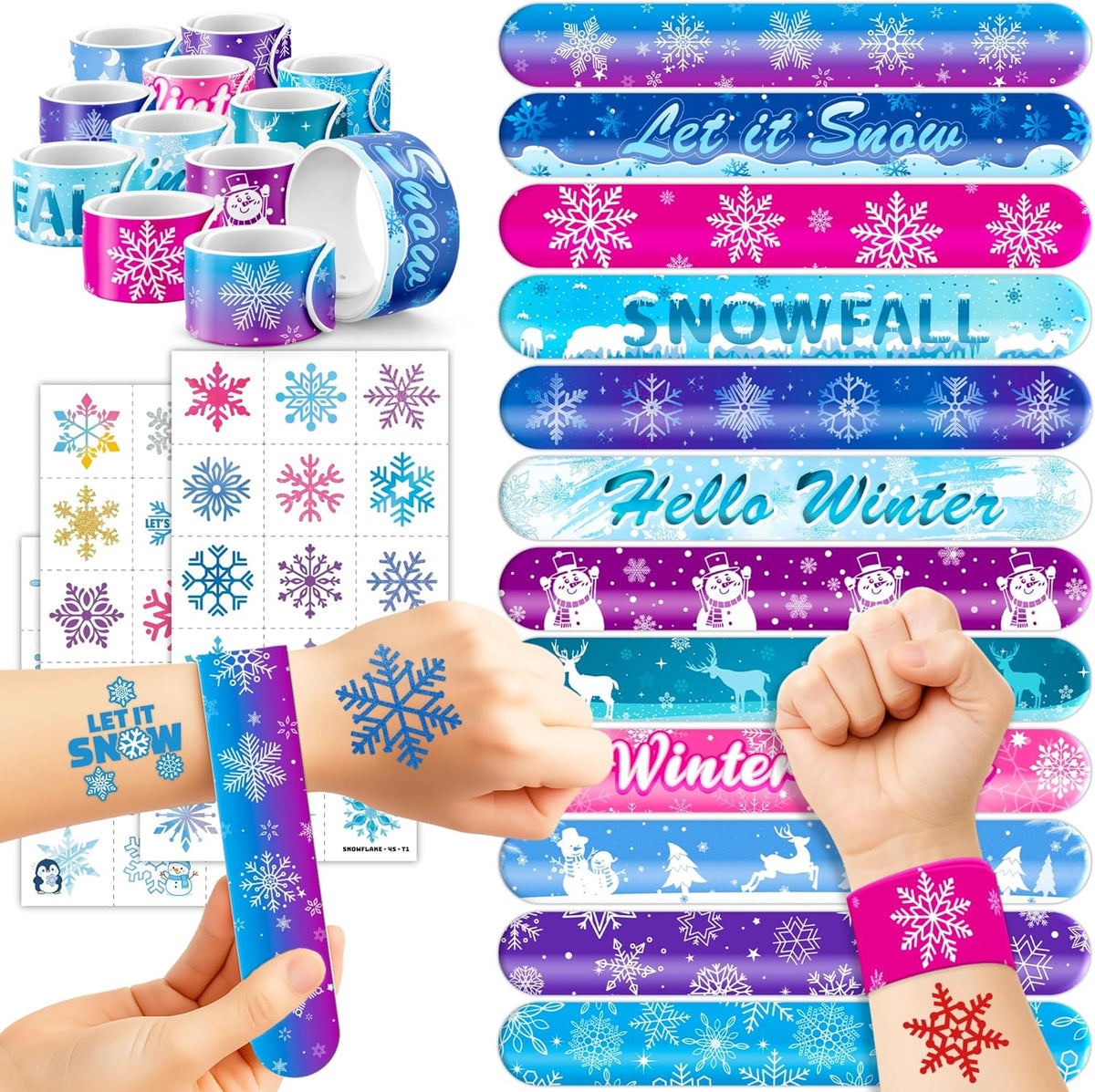 72PCS Space Alien Party Favors - Multicolor, Metallic, White, Blue, Purple
