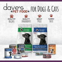 Dave's Pet Food Kidney Support Dog Food (Tuna Pate), Non-Prescription, Low Phosphorus, Low Sodium, Wet Canned, Renal Kidney Care, Vet Formulated, 5.5 oz (24 Pack)