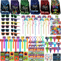 PLOUGVI 702PCS Halloween Party Favors Supplies Decorations - Video Game Party Favors