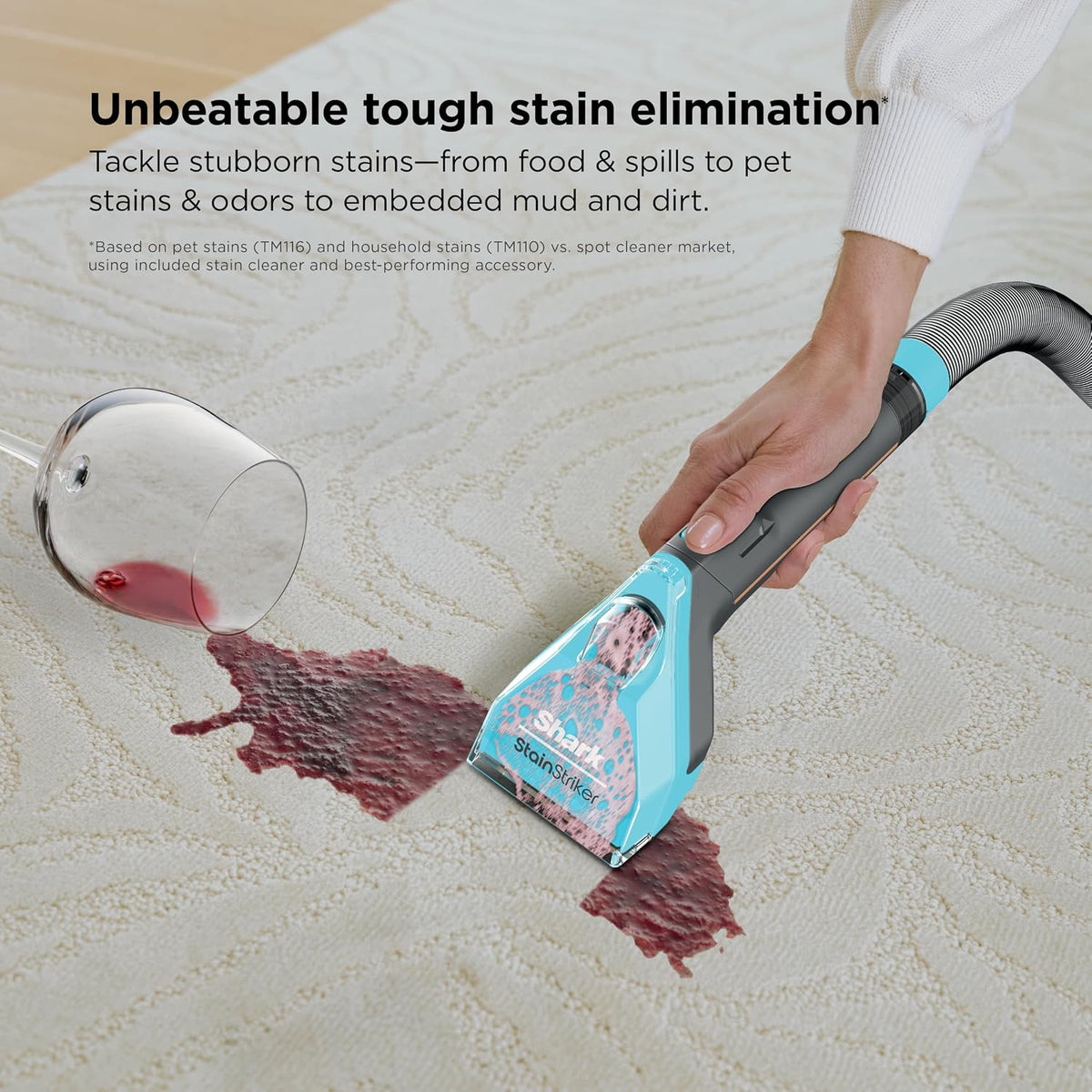 Shark StainForce Cordless Stain, Odor & Urine Remover, 2 Tools - Copper - image 3