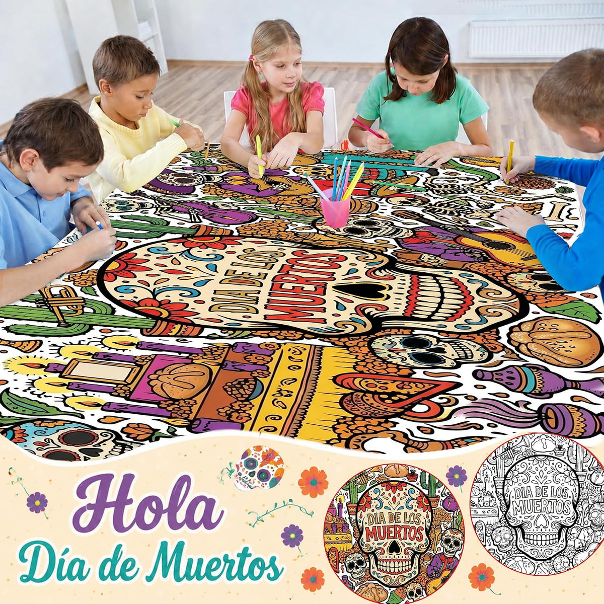 OHOME Halloween Crafts for Kids - Dia De Los Muertos - image 3