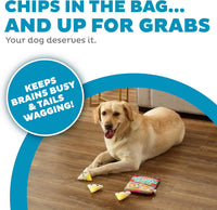 Outward Hound Hide-A-Birthday-Cake Plush Squeaky Dog Toy - Tortilla Chips - image 2