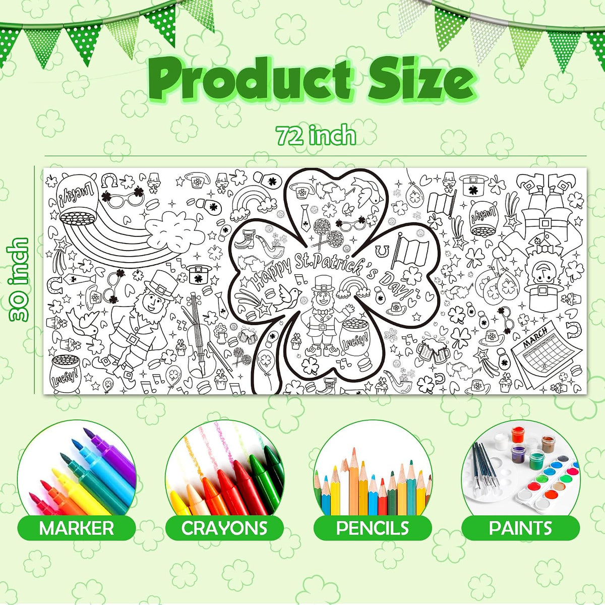 OHOME Halloween Crafts for Kids - St Patricks Day - image 2