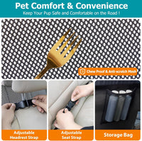 Dog Barrier for Car Back Seat & Cargo Area with Wider Coverage - Medium-for Mid Sedan/Compact & Mid SUV/Mid Truck - image 3