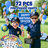72PCS Space Alien Party Favors - Police - image 3