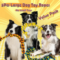 Dog Ropes Toys for Aggressive Chewers - 5 Packs / Large - image 2