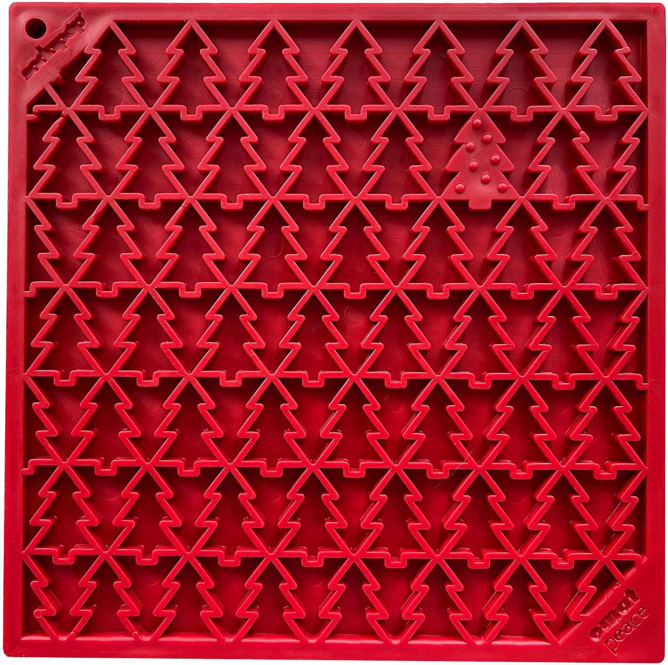 "Peace" Christmas Tree emat - Enrichment Lick Mat for Dogs and Cats | Christmas Tree design | SodaPup - BIG FRENCHIES