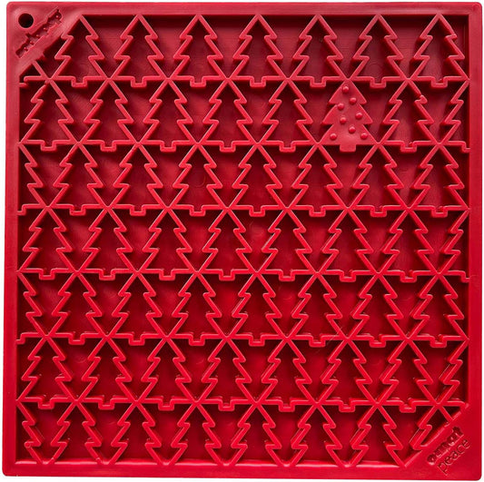 "Peace" Christmas Tree emat - Enrichment Lick Mat for Dogs and Cats | Christmas Tree design | SodaPup - BIG FRENCHIES