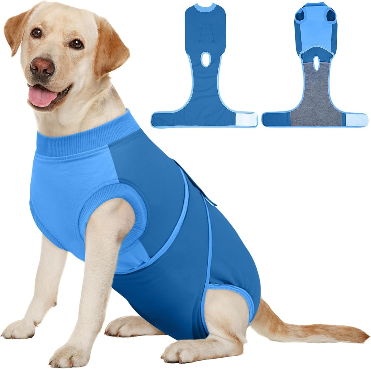 Female Dog Recovery Suit After Spay, XS–2XL