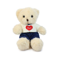 12-inch Fashionable Huggable Bear with Red Heart Shirt