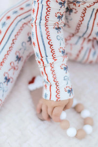 Candy Cane Lane Bamboo Christmas Pajamas - Zippy - BIG FRENCHIES