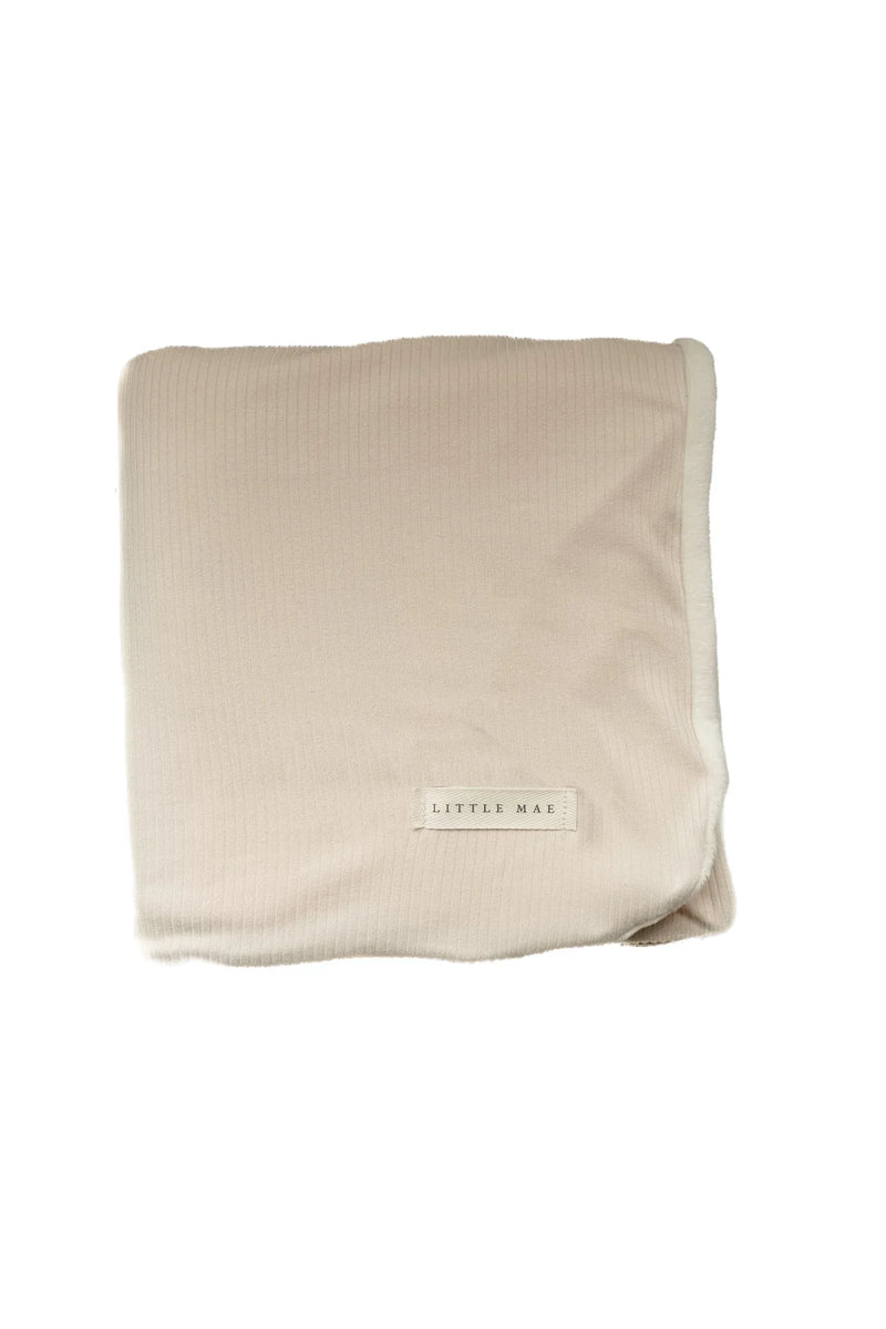 Oat Ribbed Toddler Blanket - BIG FRENCHIES