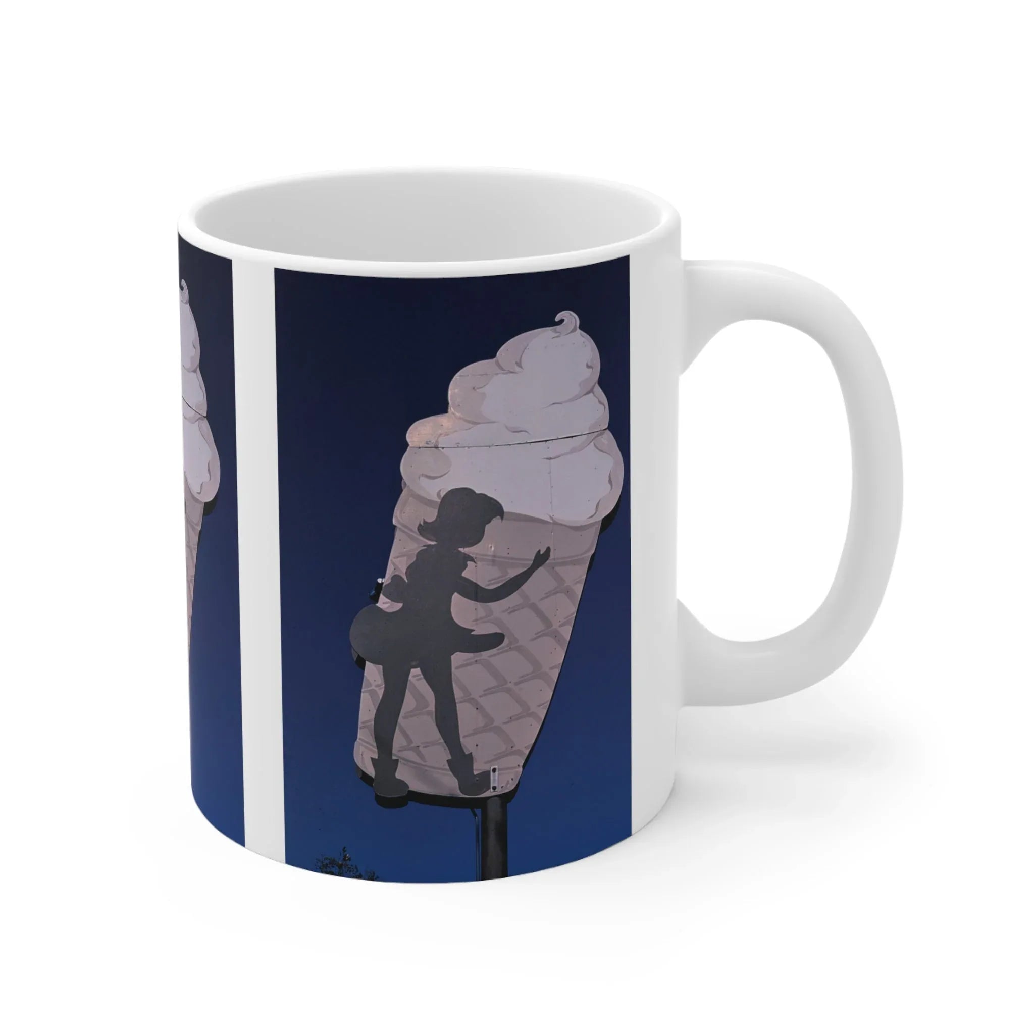 ROADSIDE MUGS - Miss Lisa's Ice Cream Ceramic Mug 11oz - BIG FRENCHIES